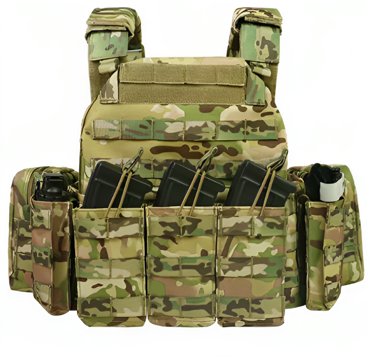 Chaleco Tactical Safety Molle with Pouches Plate Carrier Vest