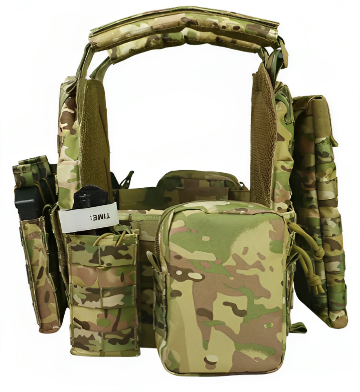Chaleco Tactical Safety Molle with Pouches Plate Carrier Vest