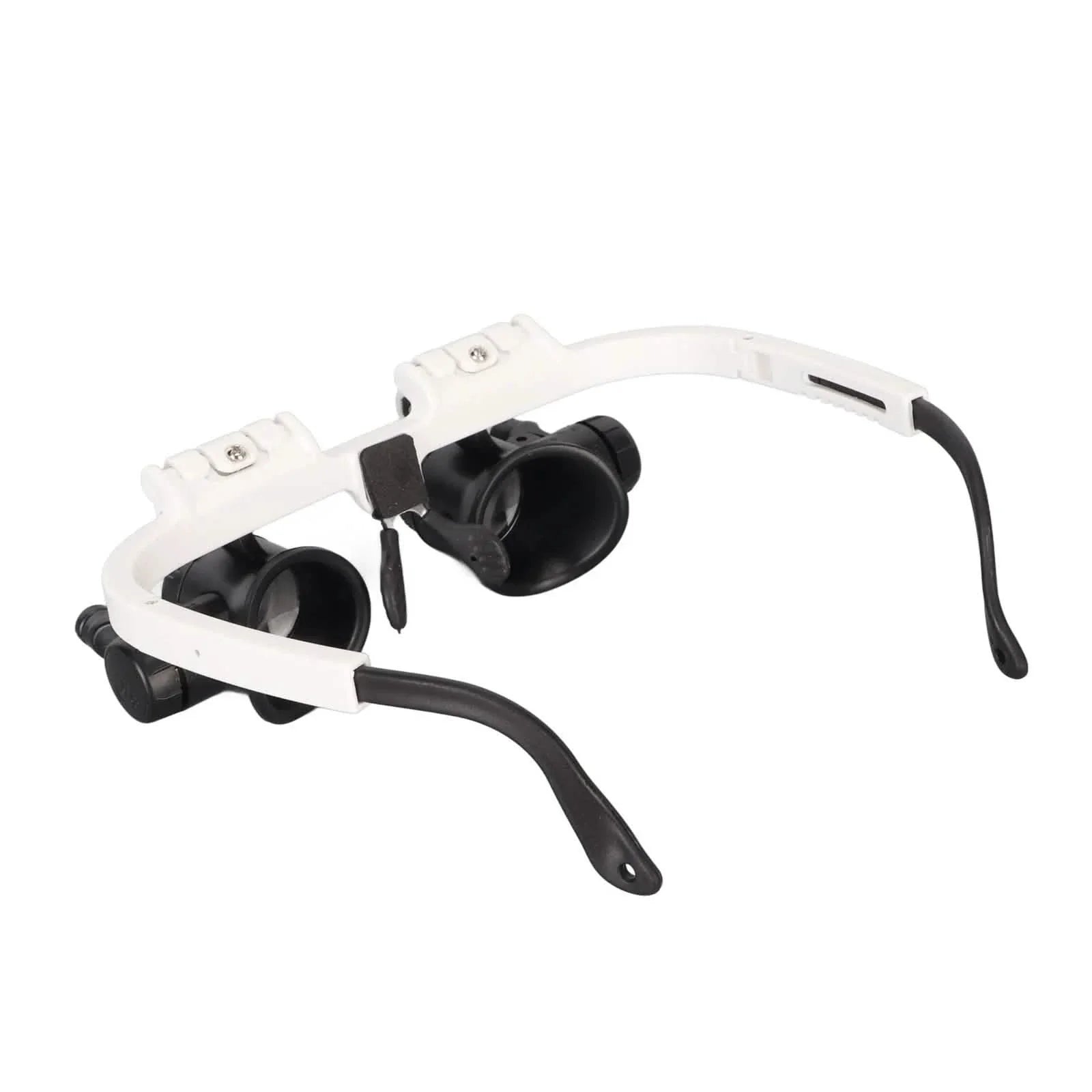 2-LED Head-Mounted Magnifier Glasses – 8x/15x/23x with Repair Light