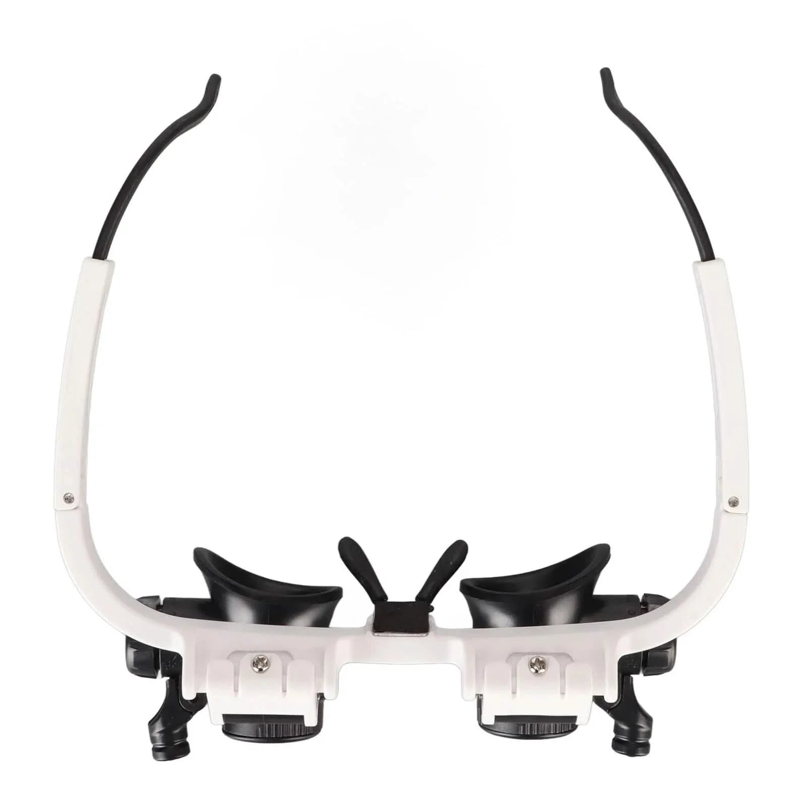 2-LED Head-Mounted Magnifier Glasses – 8x/15x/23x with Repair Light