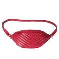 Soft Embroidered Lambskin Waist Bag for Women