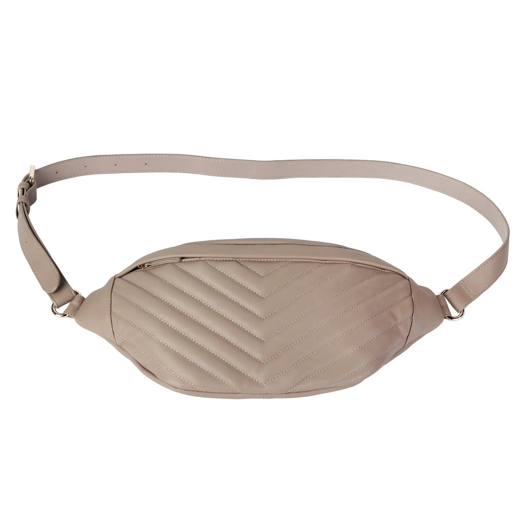 Soft Embroidered Lambskin Waist Bag for Women